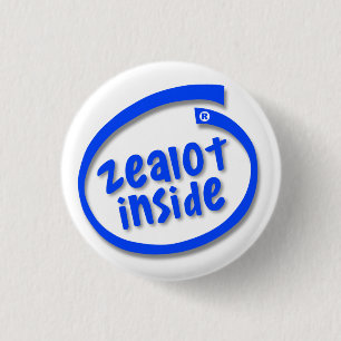 Bóton Redondo 2.54cm Zelote Interno
