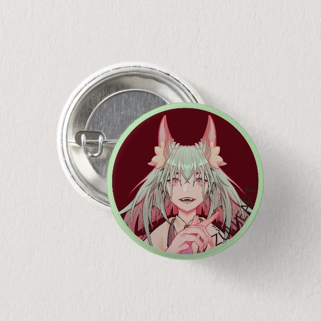 Bóton Redondo 2.54cm Zuuje Art anime v Tuber Ronde Button 7,6 Cm (Frente & Verso)