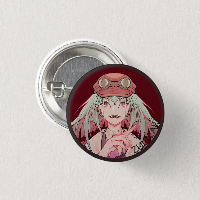 Bóton Redondo 2.54cm Zuuje Art anime v Tuber Ronde Button 7,6 Cm (Frente & Verso)