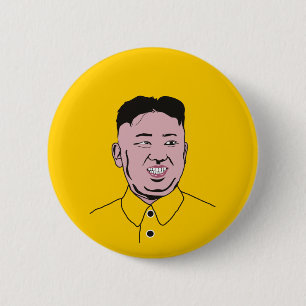 Bóton Redondo 5.08cm 김정은 do Jong-un   de Kim