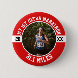 Bóton Redondo 5.08cm 1ª Corrida de Ultra Maratona Primeiro Corredor Esp