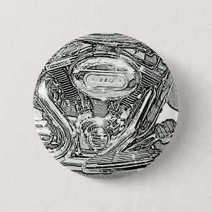 Bóton Redondo 5.08cm 110 Eagle gritando