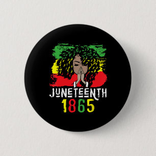 Bóton Redondo 5.08cm 18 de junho de 1865 Camisa Dia da Liberdade Mulher