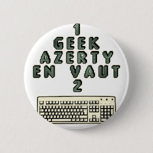 Bóton Redondo 5.08cm 1 GEEK AZERY vale 2 - Jogos de motsT
