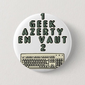 Bóton Redondo 5.08cm 1 GEEK AZERY vale 2 - Jogos de motsT