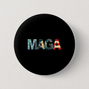 Bóton Redondo 5.08cm 2020 Voted Maga American Flag Retro Vintage Gift