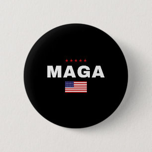 Bóton Redondo 5.08cm 2024 Trump apoia as eleições presidenciais america