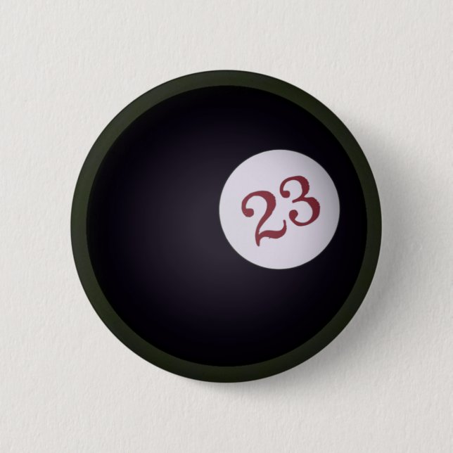 Bóton Redondo 5.08cm 23 Quatro Clovers Folha (Frente)