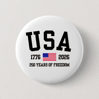 Bóton Redondo 5.08cm 250th Anniversary United States