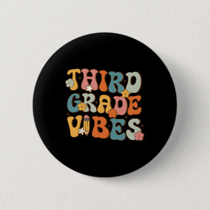 Bóton Redondo 5.08cm 3º Grau Vibes De Volta À Escola Retro 3º Grau T