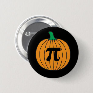 Bóton Redondo 5.08cm 3.14 Piada De Matemática Engraçada Pumpkin Pi Pun