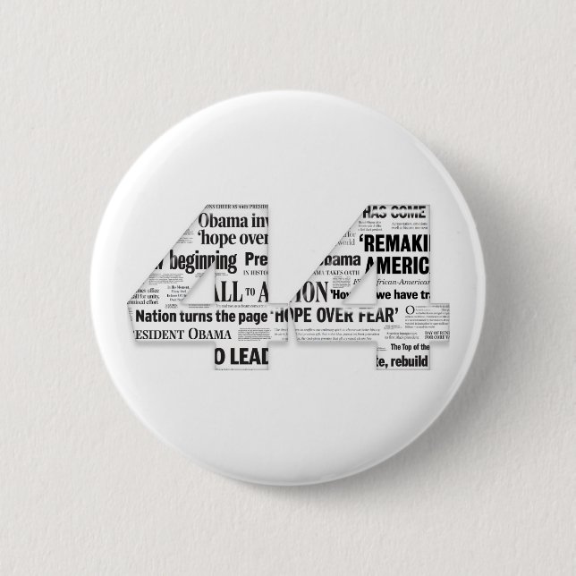 Bóton Redondo 5.08cm 44: Botão da colagem do título da inauguração de (Frente)