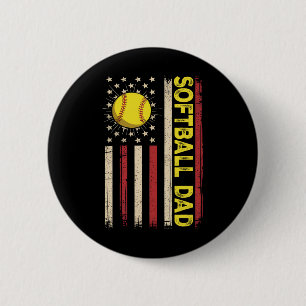 Bóton Redondo 5.08cm 4 De Julho Softll Papai Bandeira Americana Dia Dos