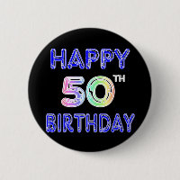 50th presentes de aniversário e roupa felizes do