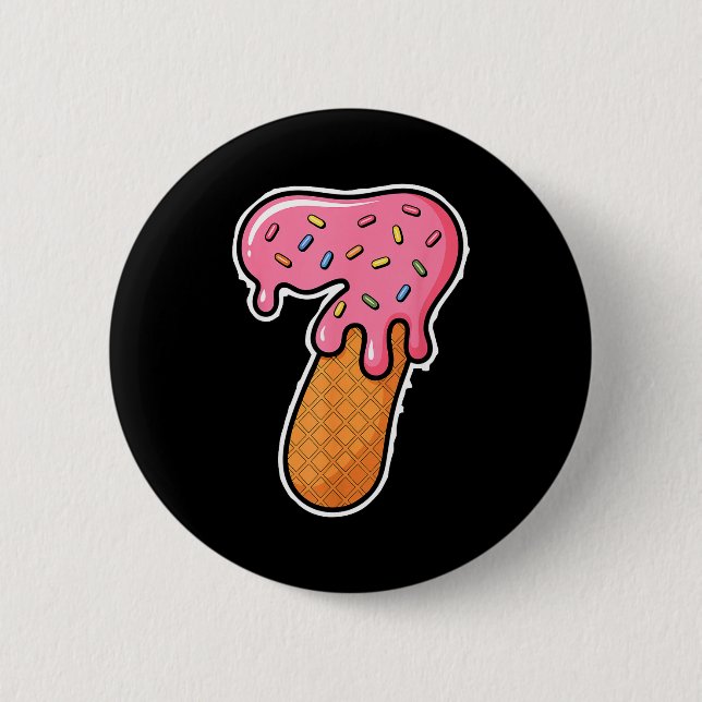 Bóton Redondo 5.08cm 67 Halloween Costume Duo Matching Number 6 And 7 I (Frente)