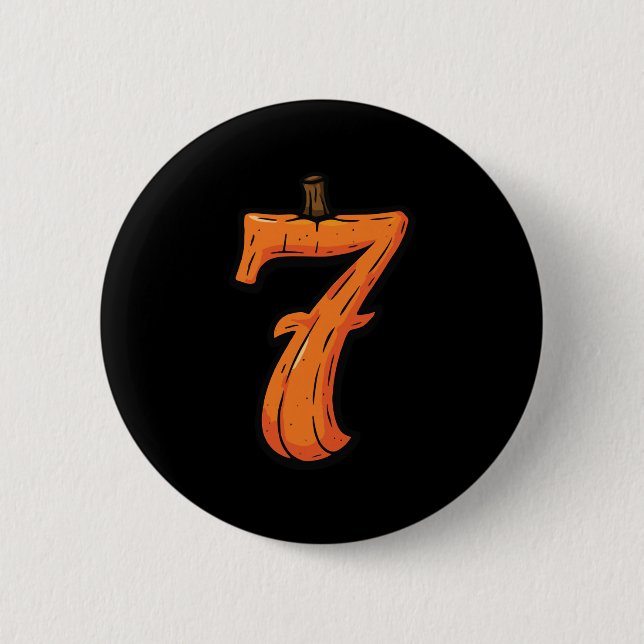 Bóton Redondo 5.08cm 6 7 Engraçado Seis Sete Figurinos De Halloween (Frente)