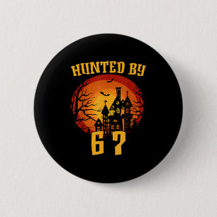 Bóton Redondo 5.08cm 6 7 halloween 67 meme seis sete assombrados gen al