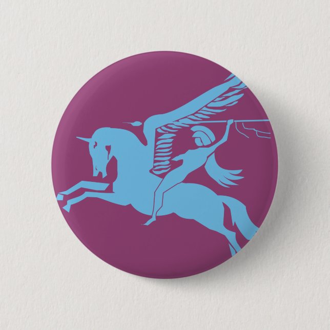 Bóton Redondo 5.08cm 6th Airborne (Frente)