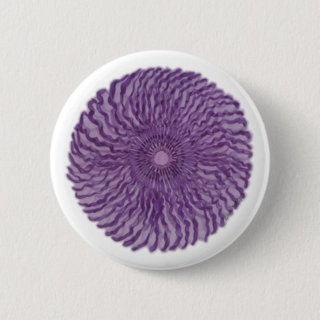 Bóton Redondo 5.08cm 7o Arte cura de Chakra - #2 (Frente)