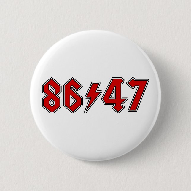 Bóton Redondo 5.08cm 8647 Impeachment de Trump (Frente)