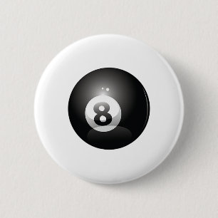 Bóton Redondo 5.08cm 8 Ball Billiards Jogador de Piscina Oito Bola Sort