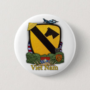 Bóton Redondo 5.08cm a ?a divisão Vietnam da cavalaria controla o bot