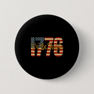 Bóton Redondo 5.08cm A bandeira americana patriótica vintage 1776 das p