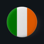 Bóton Redondo 5.08cm A bandeira de Ireland<br><div class="desc">A bandeira de Ireland é feita de linhas verdes,  brancas e alaranjadas. É um grande presente para aqueles que amam Ireland ou têm uma herança irlandesa. Este design está igualmente disponível em muitos outros produtos para que você escolha de.</div>