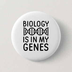Bóton Redondo 5.08cm A biologia está em meus genes