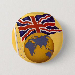 Bóton Redondo 5.08cm A Companhia Aérea do Império