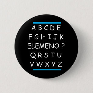 Bóton Redondo 5.08cm A Engraçada Gramática Sarcástica do ABC