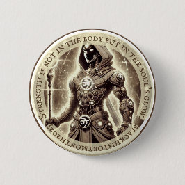 BÓTON REDONDO 5.08CM A FORÇA NÃO É O CORPO- M BHM2025