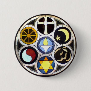 Bóton Redondo 5.08cm A igreja Universalista unitária Rockford, IL