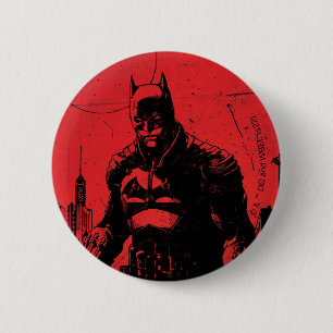 Bóton Redondo 5.08cm A Ilustração do Livro de BD Batman