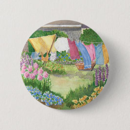 Bóton Redondo 5.08cm A lavanderia de Kathy em Monhegan é o botão Maine