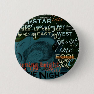 Bóton Redondo 5.08cm A literatura cita a obscuridade de Shakespeare da