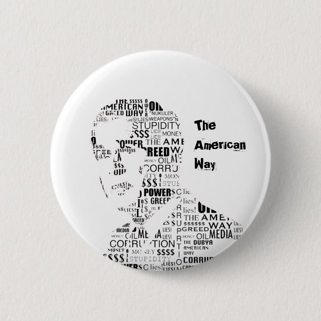 Bóton Redondo 5.08cm A maneira americana (Frente)