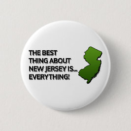 Bóton Redondo 5.08cm A melhor coisa sobre Nova Jersey é... tudo!