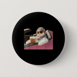 Bóton Redondo 5.08cm A Raiva Do Cat Driving Meme Está Me Consumindo Hum