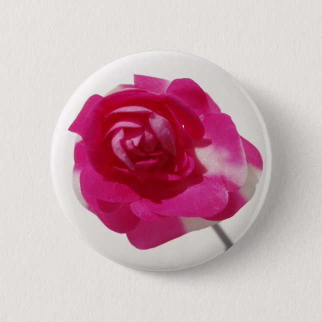 Bóton Redondo 5.08cm A Rosa de Lapela Perfeita (Frente)