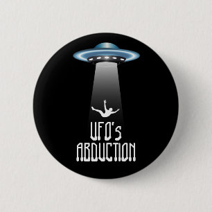 Bóton Redondo 5.08cm Abducção do UFO