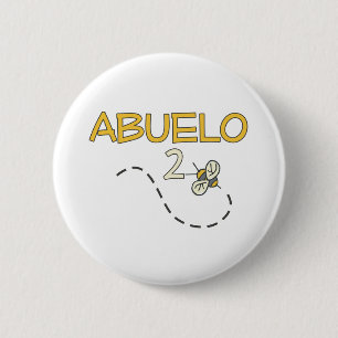 Bóton Redondo 5.08cm Abelha de Abuelo 2
