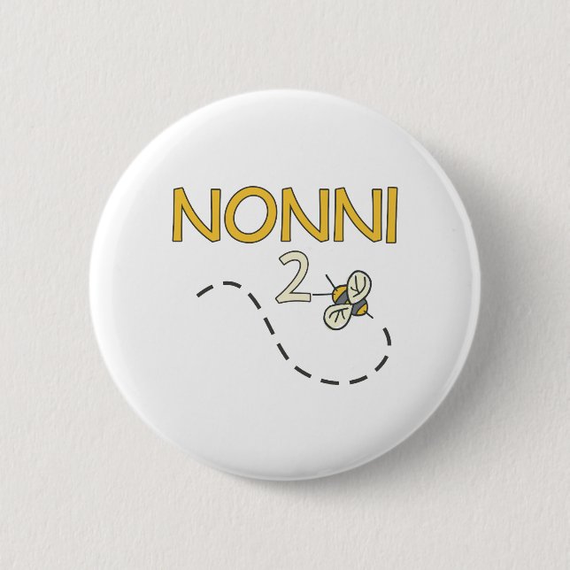 Bóton Redondo 5.08cm Abelha de Nonni 2 (Frente)
