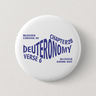 Bóton Redondo 5.08cm Abençoado Indo&Vindo