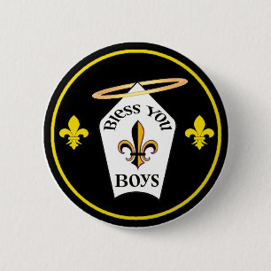 Bóton Redondo 5.08cm Abençoe-o emblema dos meninos