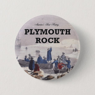 Bóton Redondo 5.08cm ABH Plymouth Rock