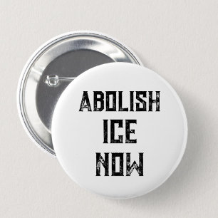 Bóton Redondo 5.08cm ABOLIÇÃO IMEDIATA DA ICE - Protesto Político nos E
