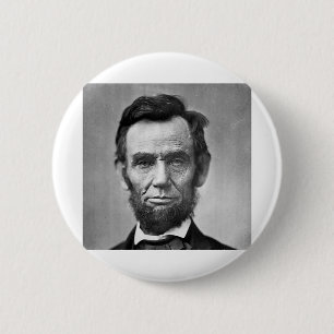 Bóton Redondo 5.08cm Abraham Lincoln