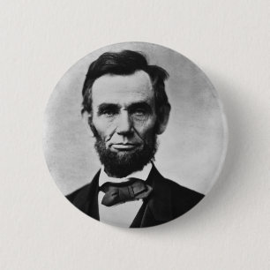 Bóton Redondo 5.08cm Abraham Lincoln