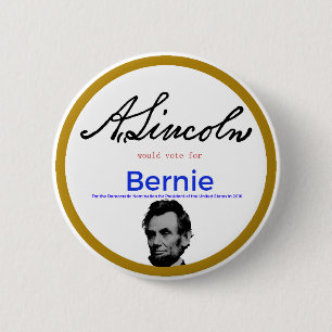 Bóton Redondo 5.08cm Abraham Lincoln para máquinas de lixar de Bernie